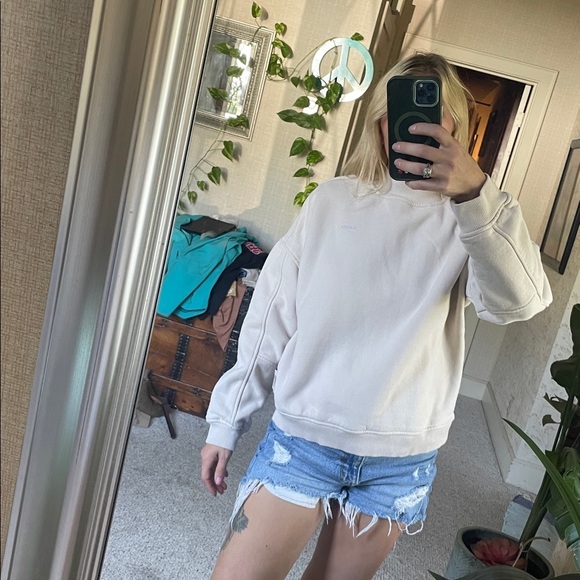 Roots Cream Crewneck Sweater - Picture 6 of 14